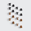 Recycled Plastic Mini Classic Claw Clips 16pc
