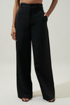 Rica Suave Belted Wide Leg Trousers