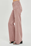 Mauve High Rise Wide Leg