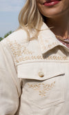 embroidered quilted jacket