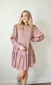 dainty paisley swing dress