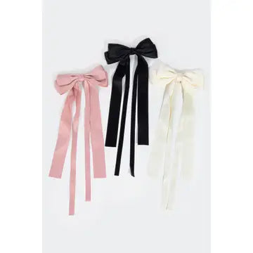 long bow hair clip