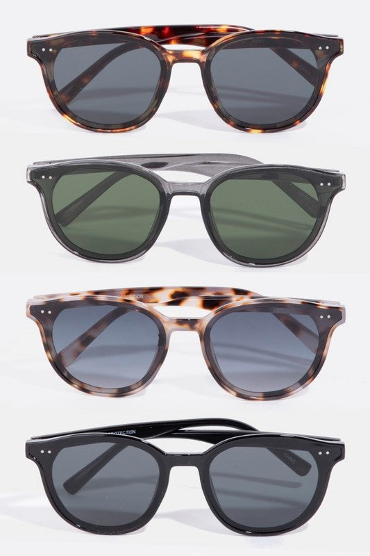 round frame sunglasses