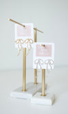 dainty bow earrings