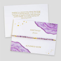 amethyst healing gemstone bracelet