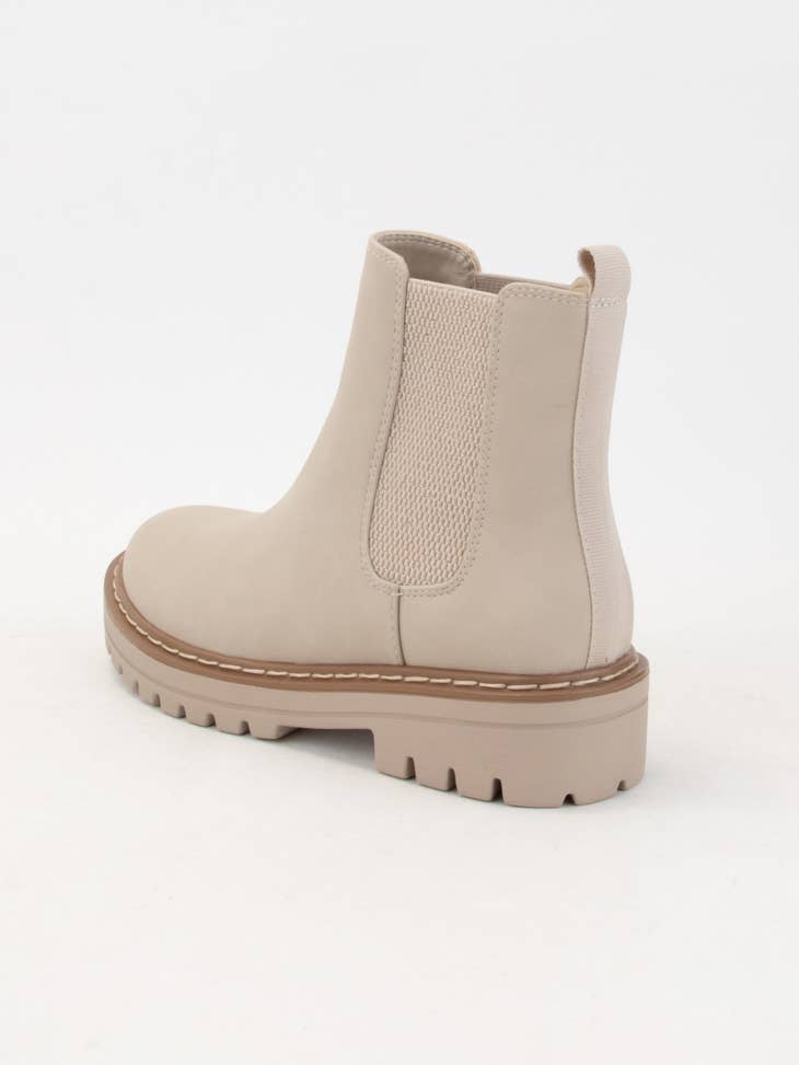 Sand Chelsea Boots