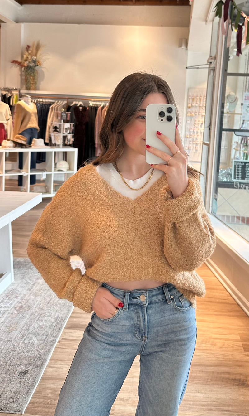 cozy teddy bear sweater