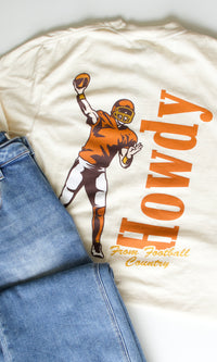 howdy football tee