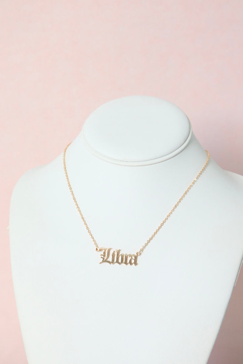 zodiac pendant necklace