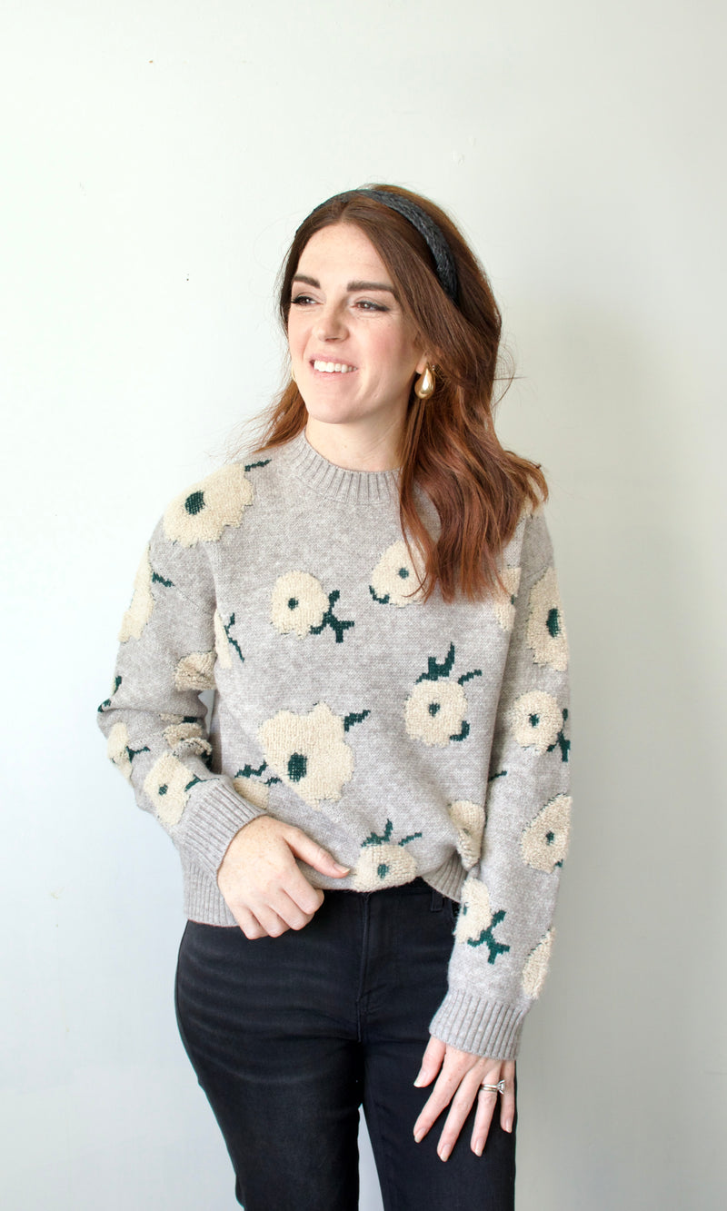 flower cloud sweater