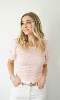 Lotus Smocked Blouse