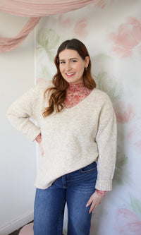 oatmeal sweater tunic