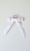 velvet ribbon hair bow clip