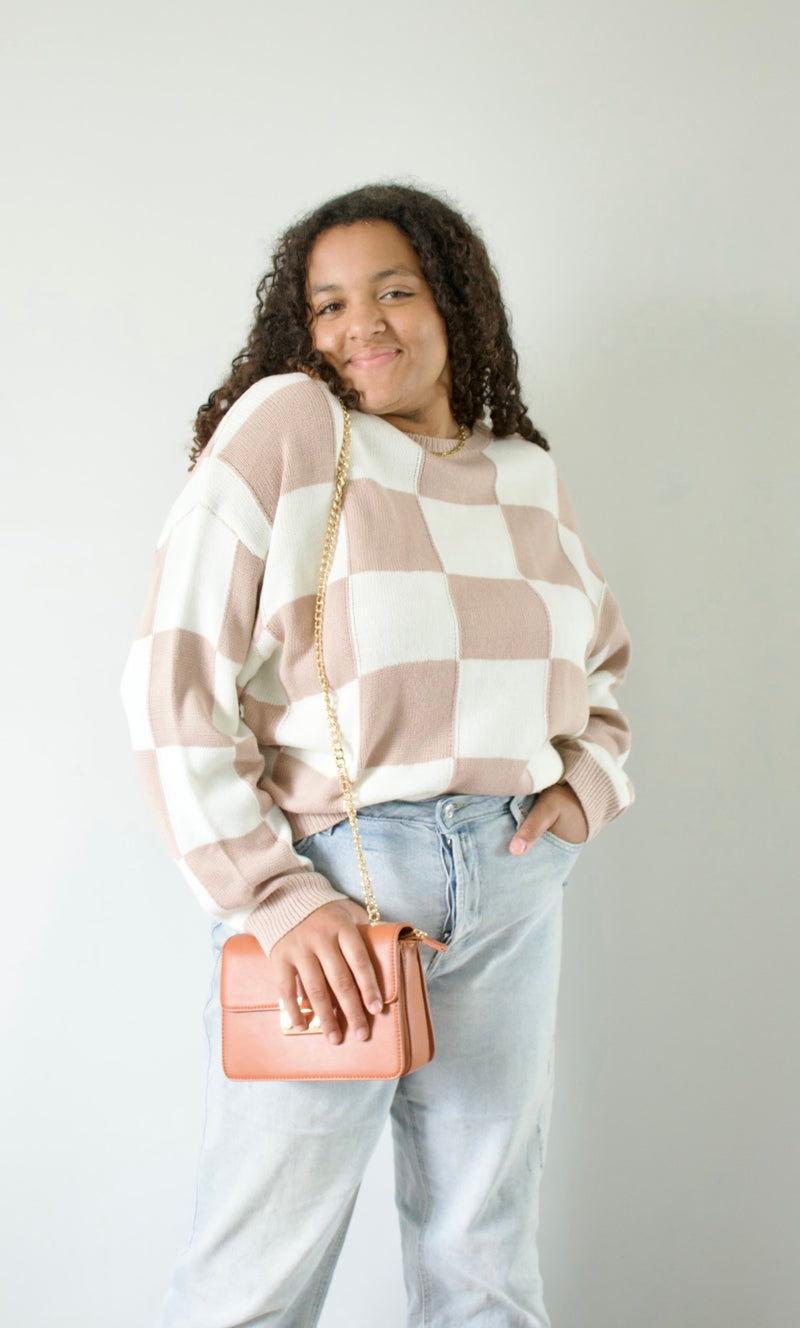 Rachel Plush Chain Strap Crossbody