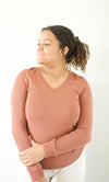 Shannon Cognac Top