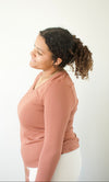 Shannon Cognac Top