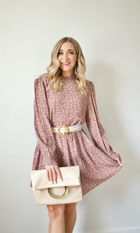 dainty paisley swing dress