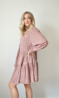 dainty paisley swing dress