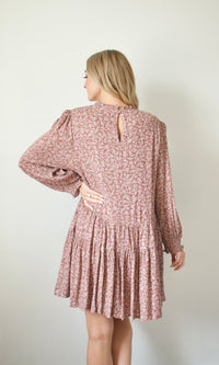 dainty paisley swing dress