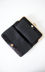 Sue Velvet Wallet Pouch Crossbody