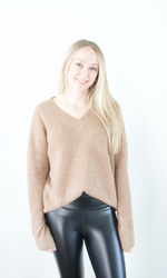 Maria Camel Sweater