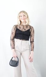 Julie Taupe Trouser