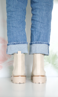 Sand Chelsea Boots