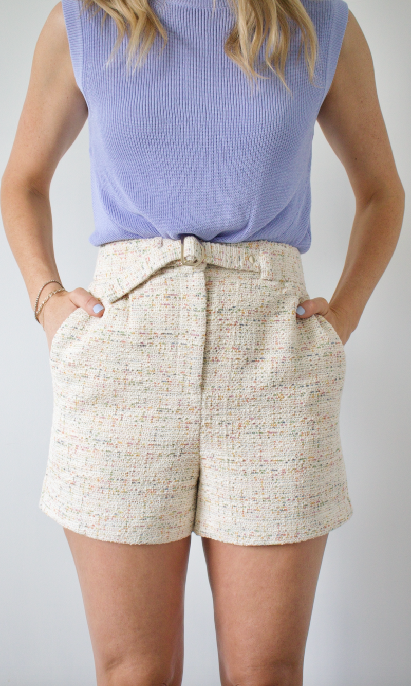 City Tweed Shorts