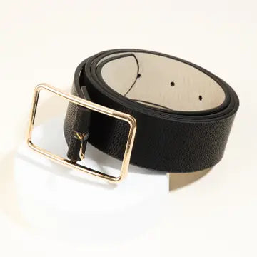 rectangle buckle belt