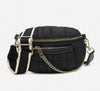 mabel quilted nylon belt bag