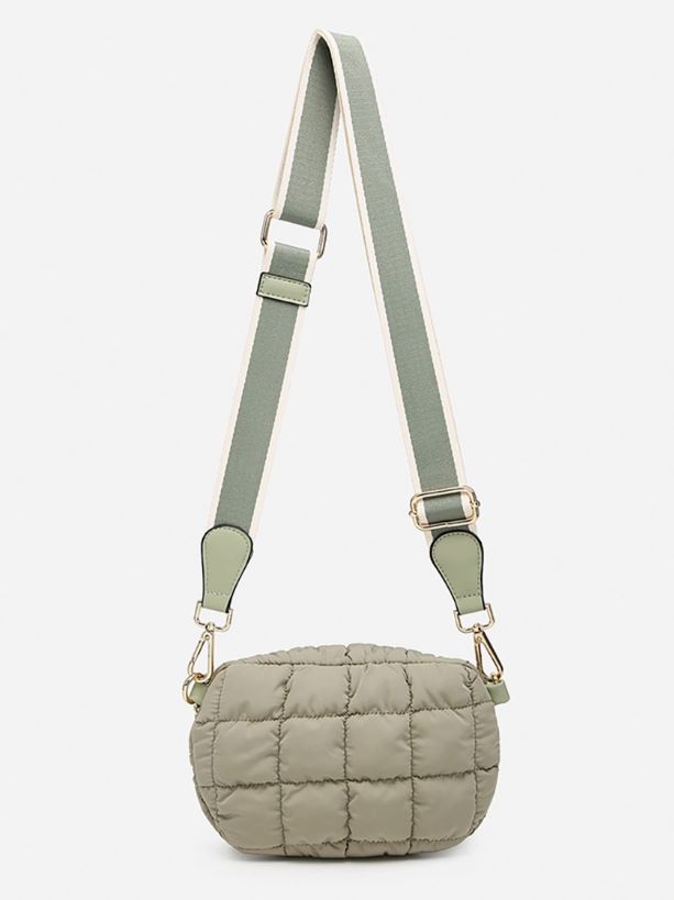 mabel quilted nylon belt bag