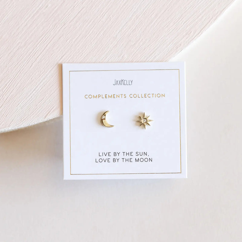 sun and moon earrings