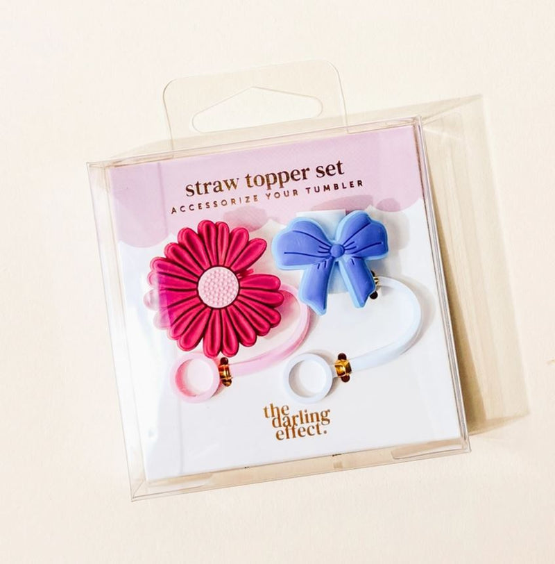 straw topper set