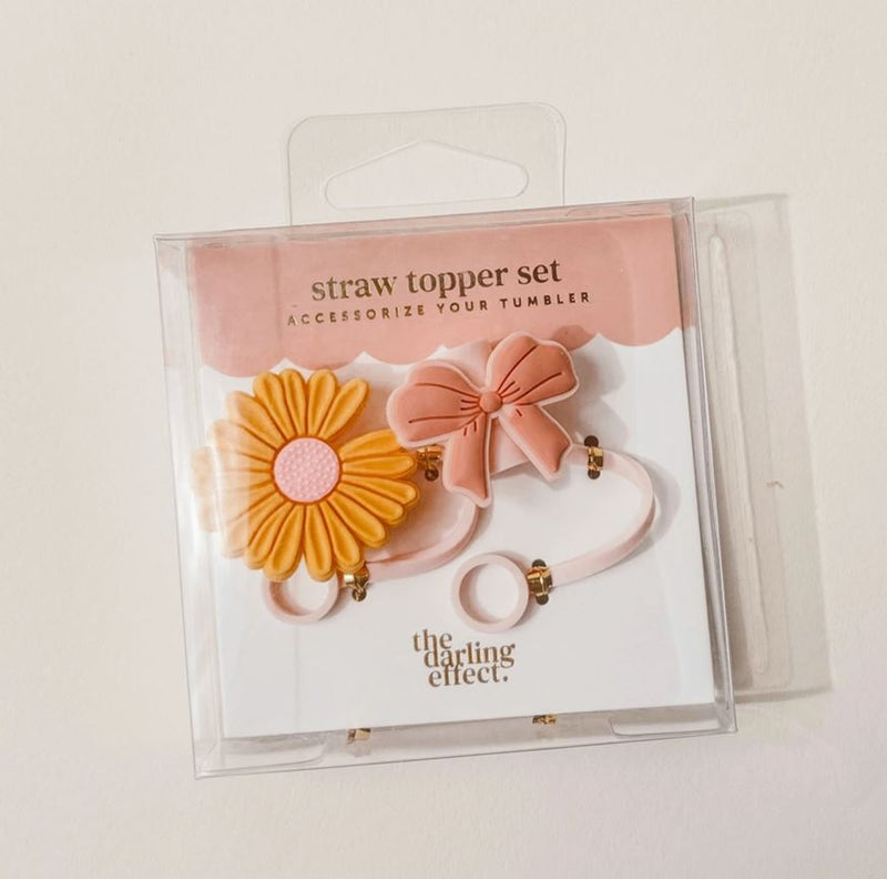 straw topper set