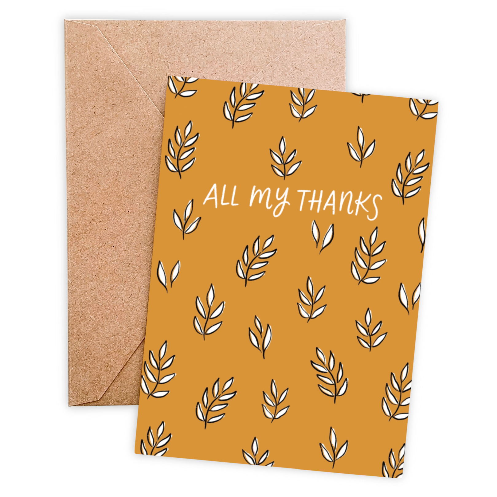 all my thanks greeting card